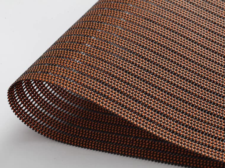 Orange and black visual reference Marine Mesh Material, model AOL-VCPM-007