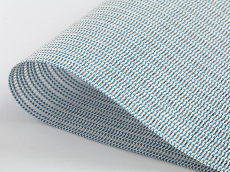 White and blue visual reference Colored Coated Polyester Mesh, model AOL-VCPM-013