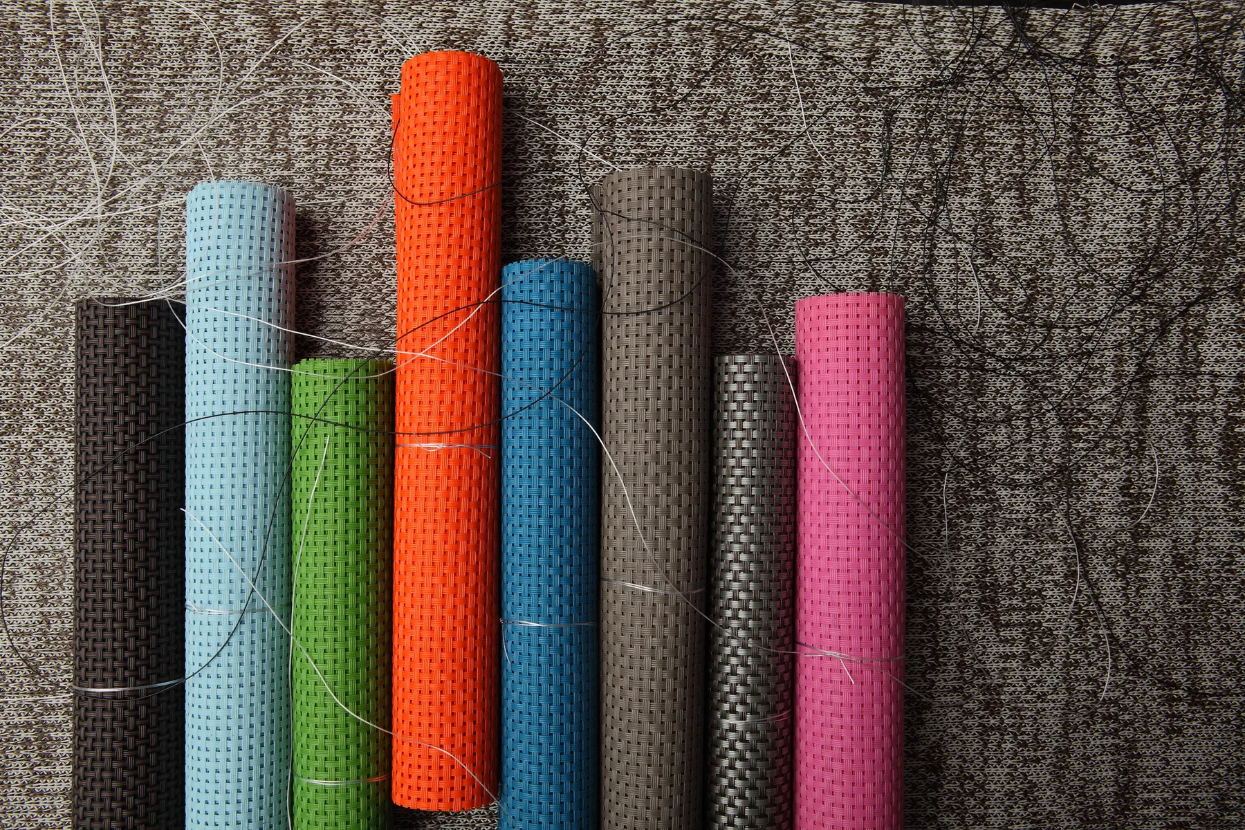PVC-coated polyester mesh rolls